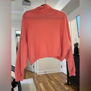 Free People cashmere turtleneck sweater